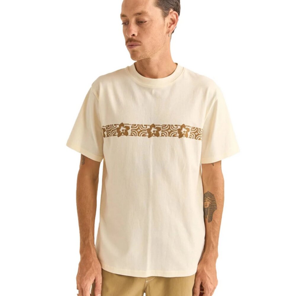 (NWT) Rhythm Livin Breeze Vintage T-Shirt - Natural - Men's M